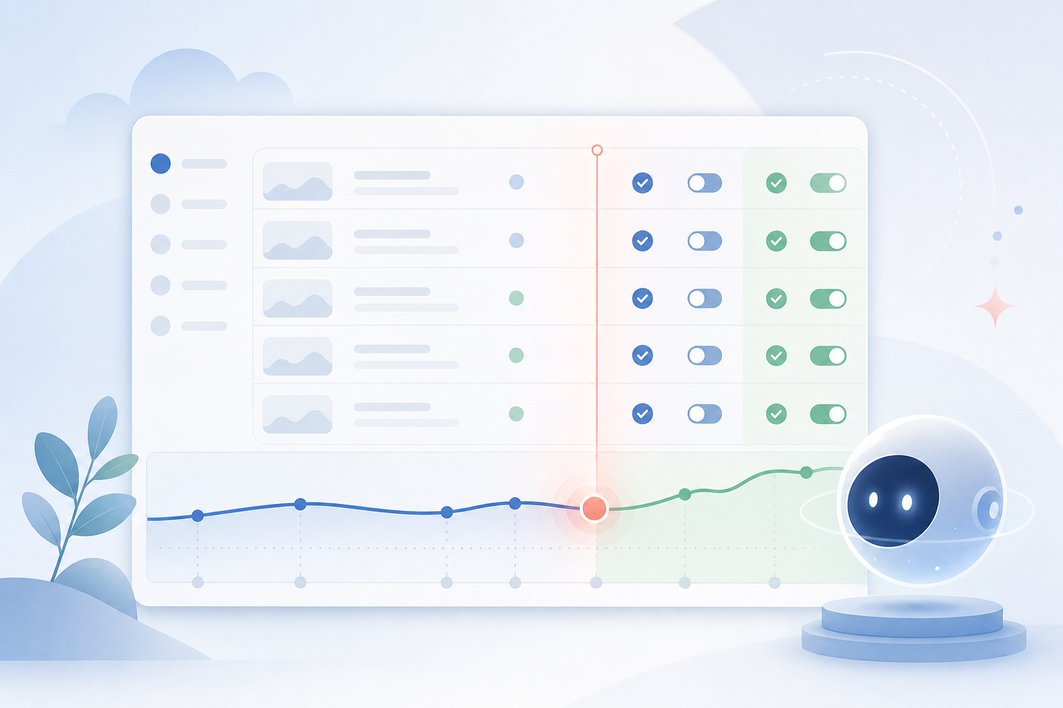 Tracking log showing the day ChatGPT switched from old to new pricing for a monitored SaaS brand