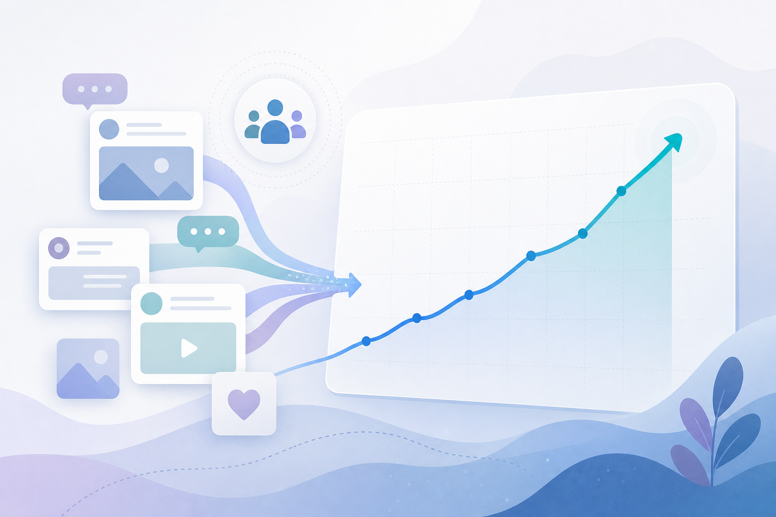 Line chart showing a brand's AI share of voice on tracked shortlist prompts rising from 3.2% to 10.7% over 14 weeks of disclosed Reddit participation