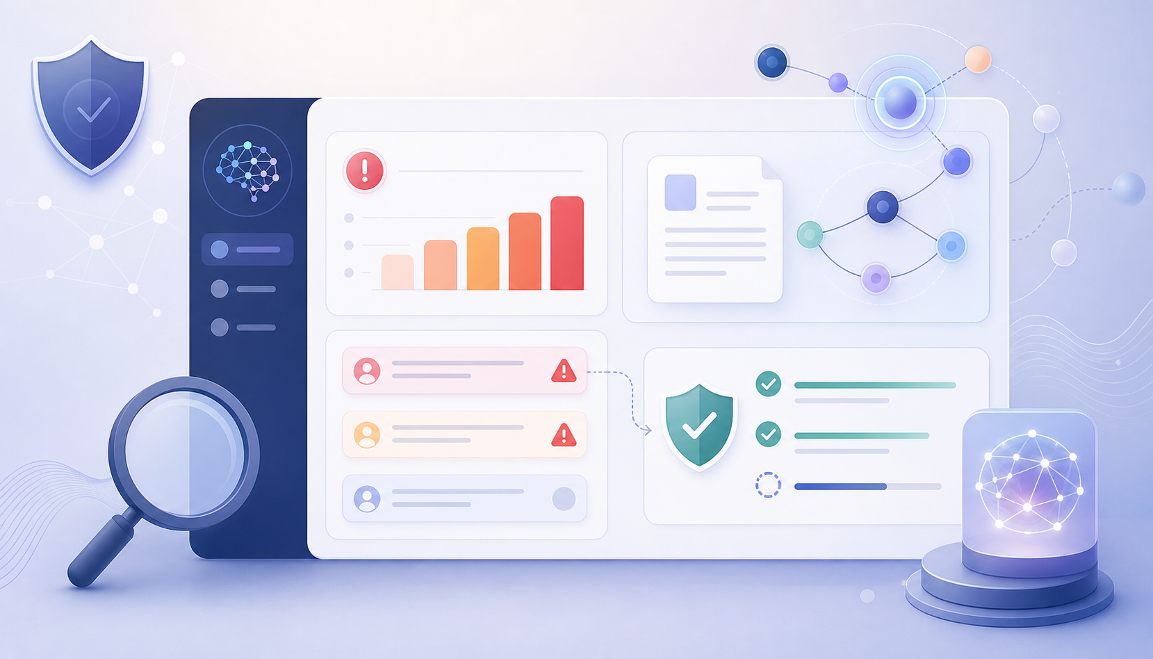 AI brand reputation management dashboard showing wrong answer severity, cited source, affected prompts, and repair status