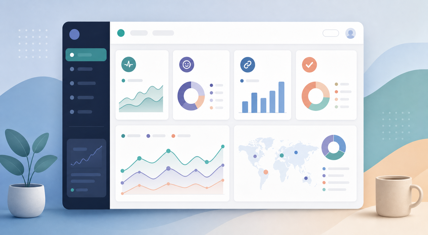 AEO dashboard metrics weekly review screenshot showing mentions, sentiment, citations and action status