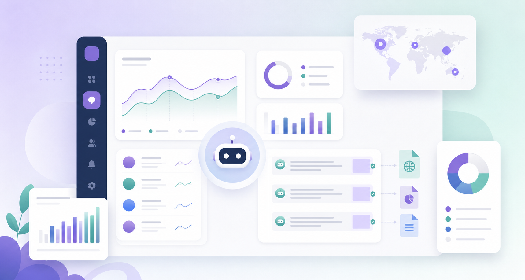 Prompt-level dashboard used to track ChatGPT brand mentions with stored answers, trend lines, competitors, and citations