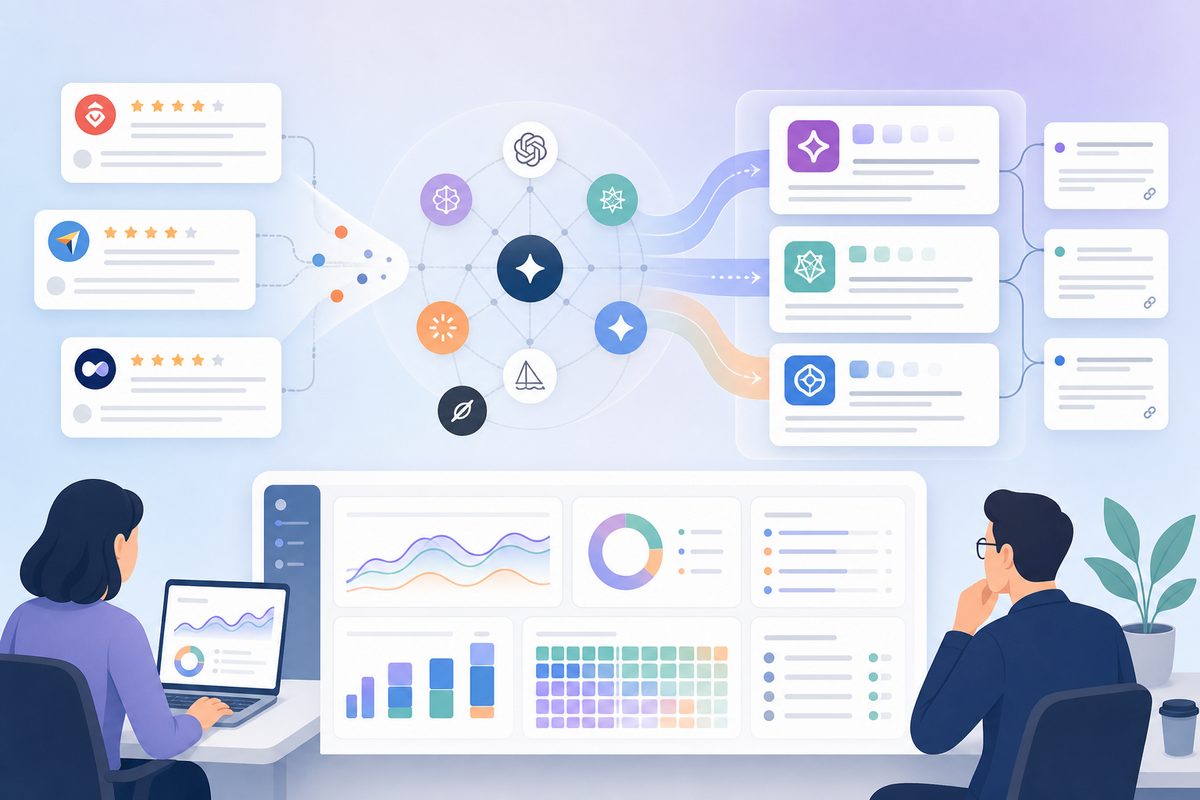 How review sites shape AI recommendations for B2B SaaS: review profile to AI shortlist flow