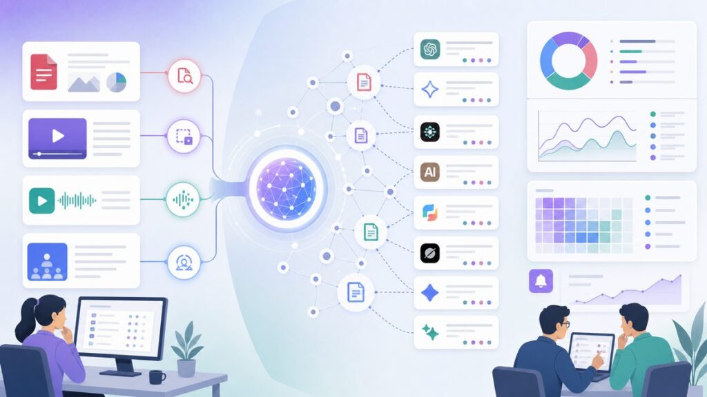 Can AI cite PDFs and videos test showing discovery, extraction, attribution, and citation rates across four media formats
