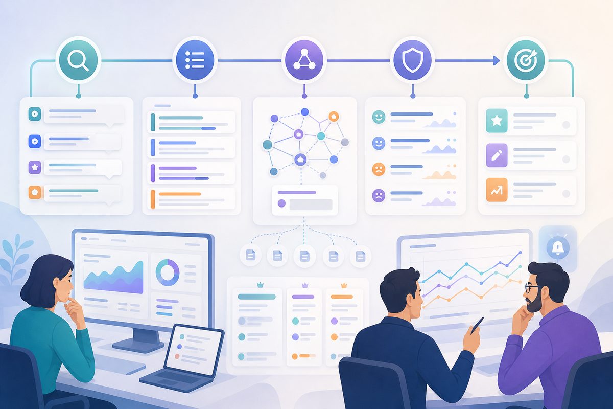 Five-step switching-cost answer audit workflow for tracking AI migration-cost narratives across platforms