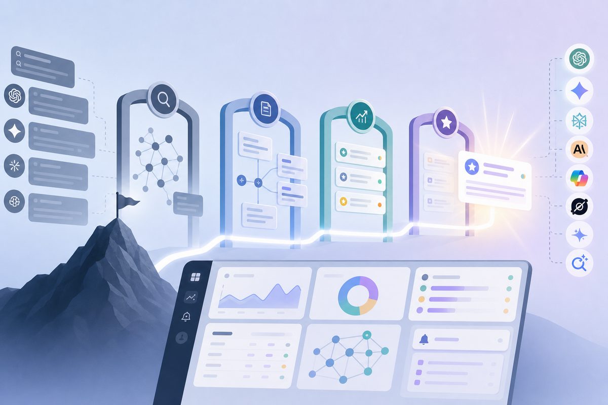 Four-gate cold-start framework moving a brand from zero citations to AI recommendations