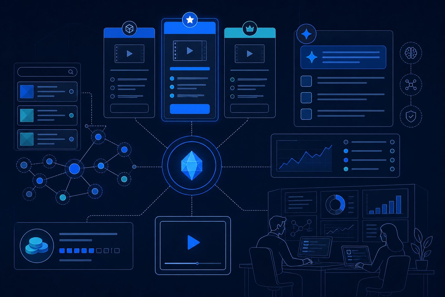 invideo ai pricing plan and credit decision map