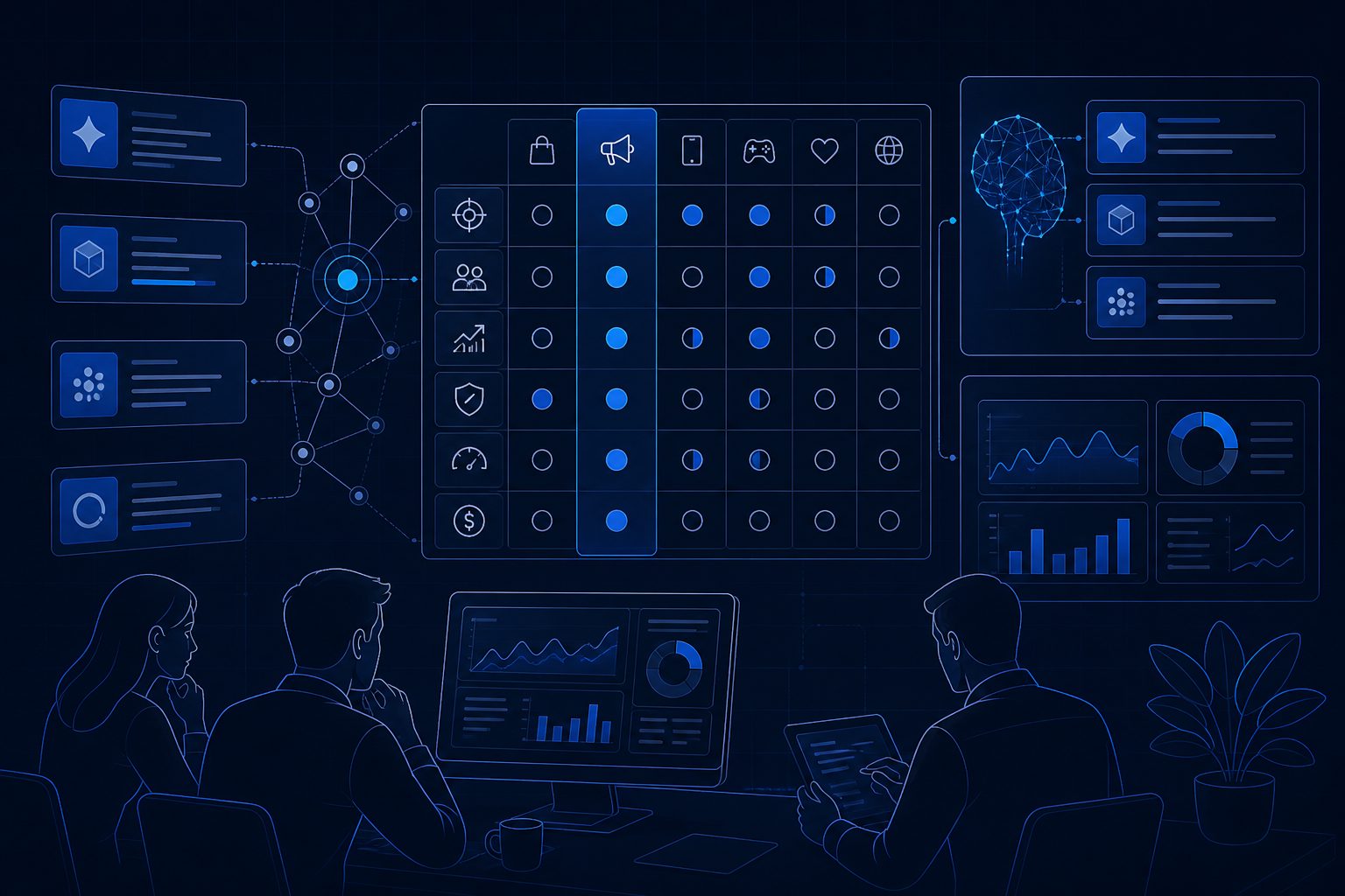 AI UGC ads fit matrix comparing Arcads use cases