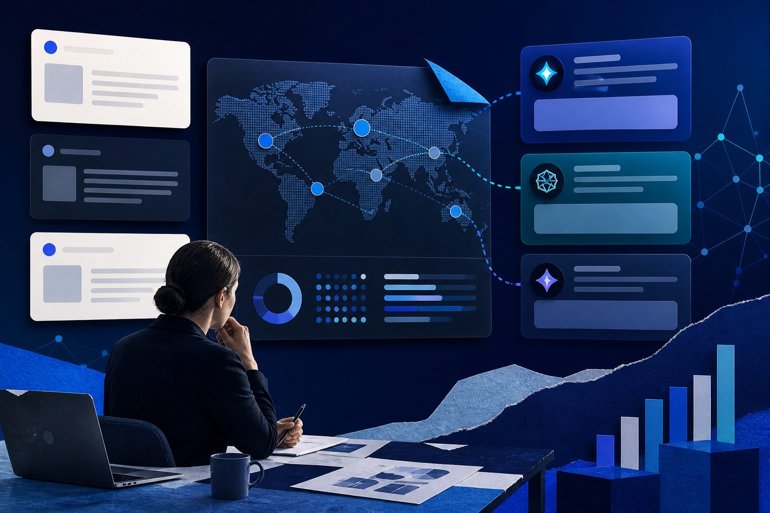 Are there AI search optimization tools that show where content should be published to earn more AI mentions? source gap dashboard