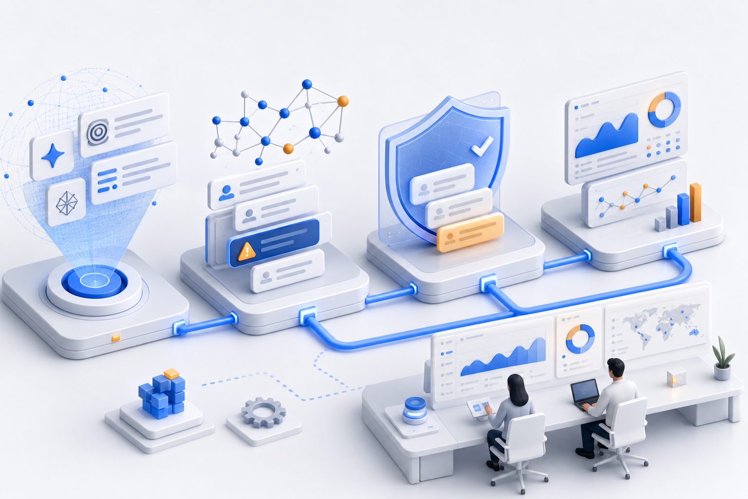 A structured 4-step framework for AI brand risk monitoring and defense