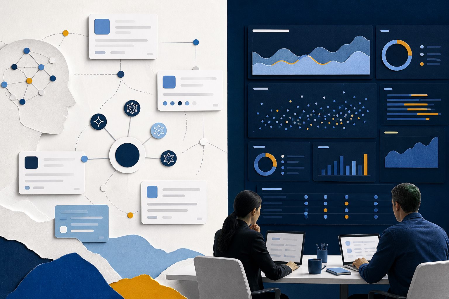 agentic commerce optimization dashboard concept with prompt visibility, sentiment, citations, and competitor comparison