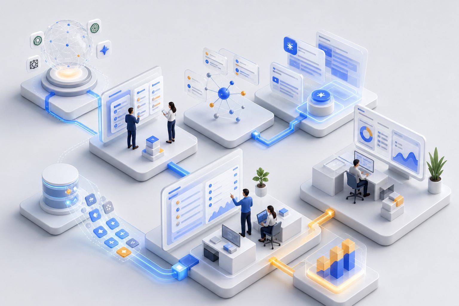 Framework used by an answer engine optimization agency to audit AI visibility