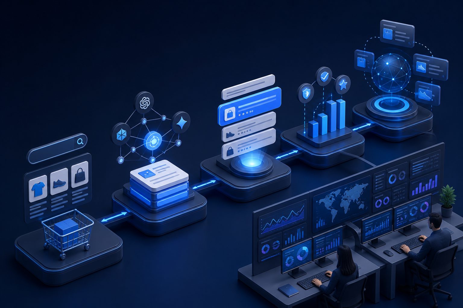 Framework to optimize for AI shopping assistants across autonomous search engines