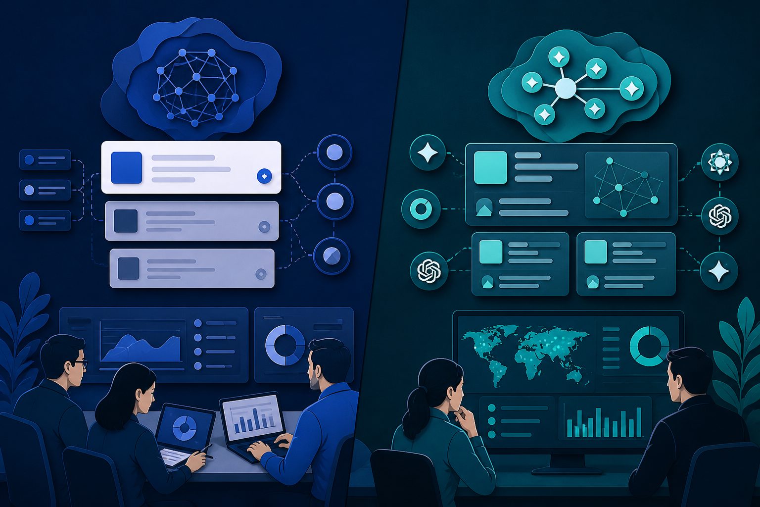 what is aeo vs geo comparison table for ai search visibility