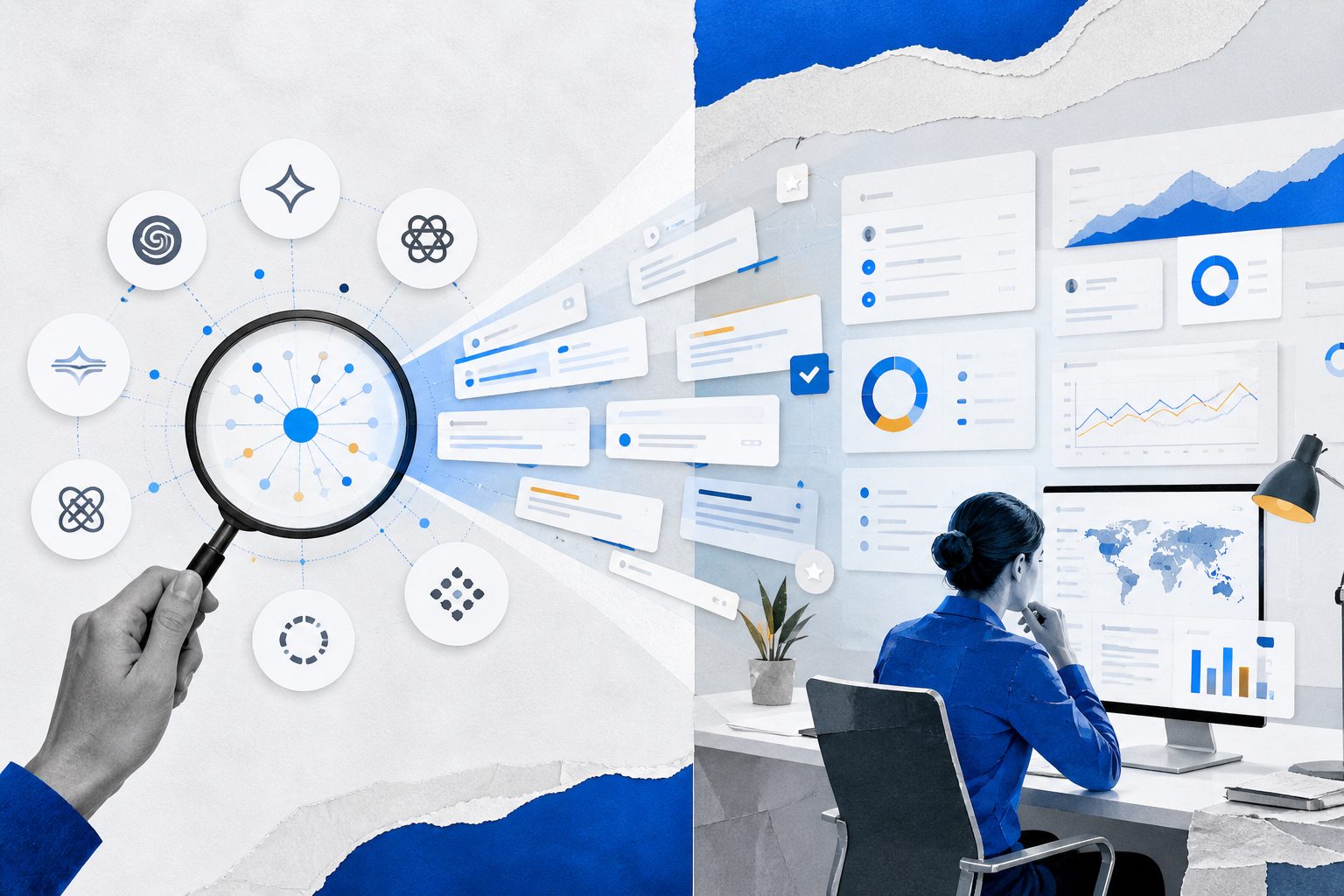 free AI visibility diagnosis for a SaaS brand across 8 AI engines