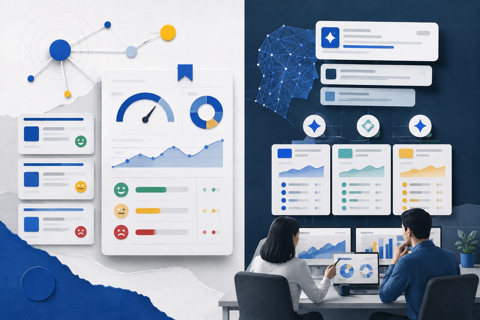 Scorecard for AI brand monitoring sentiment, citation tracking, and competitor benchmarking