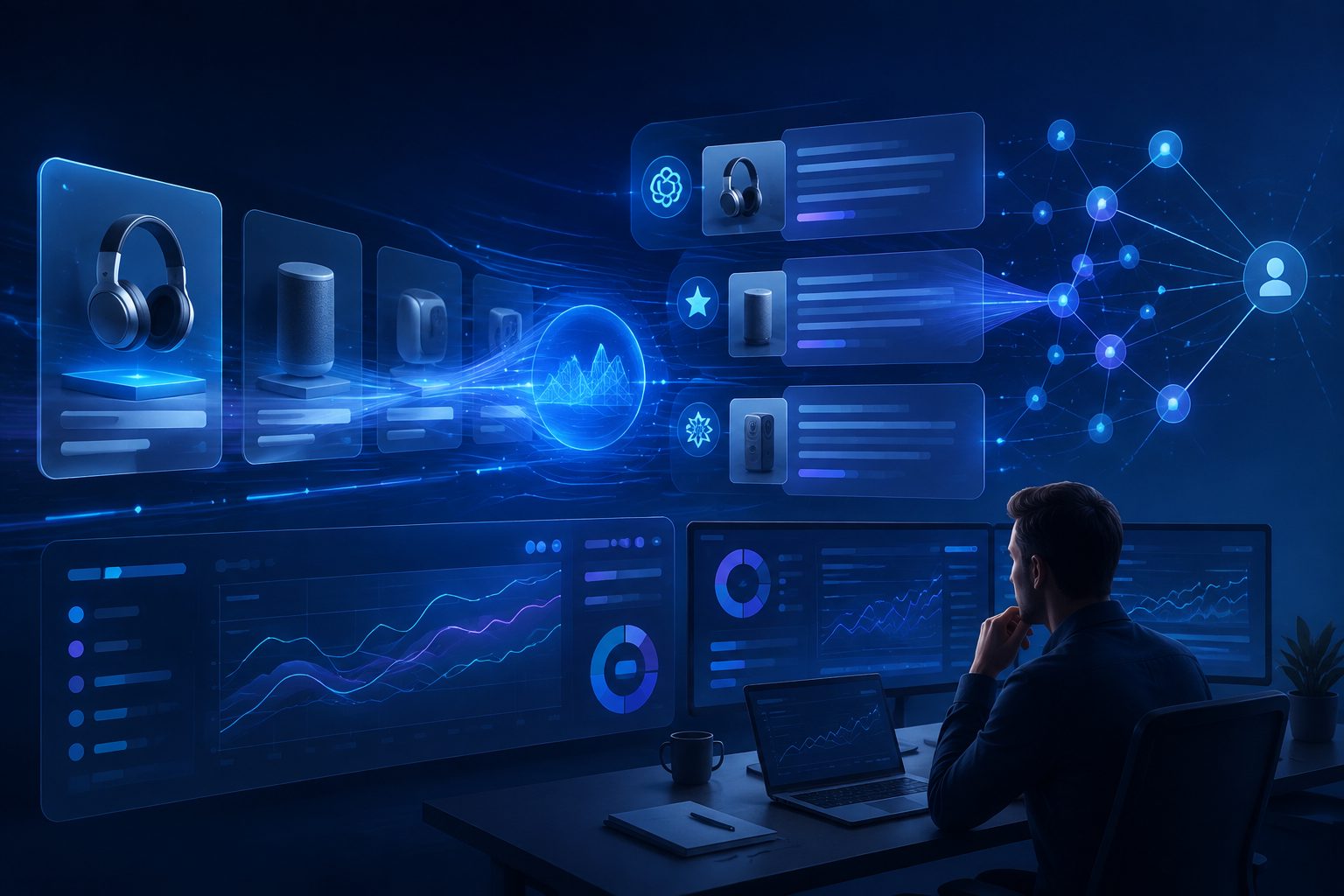 AI visibility trend lines for product recommendation monitoring