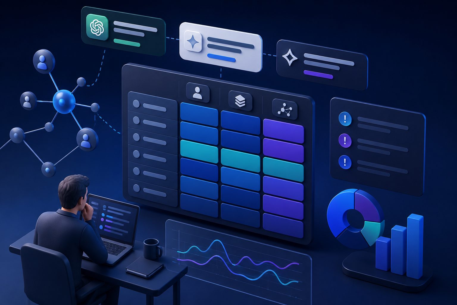 AI competitor prompt gap scoring matrix with intent, engine breadth, and citation fixability