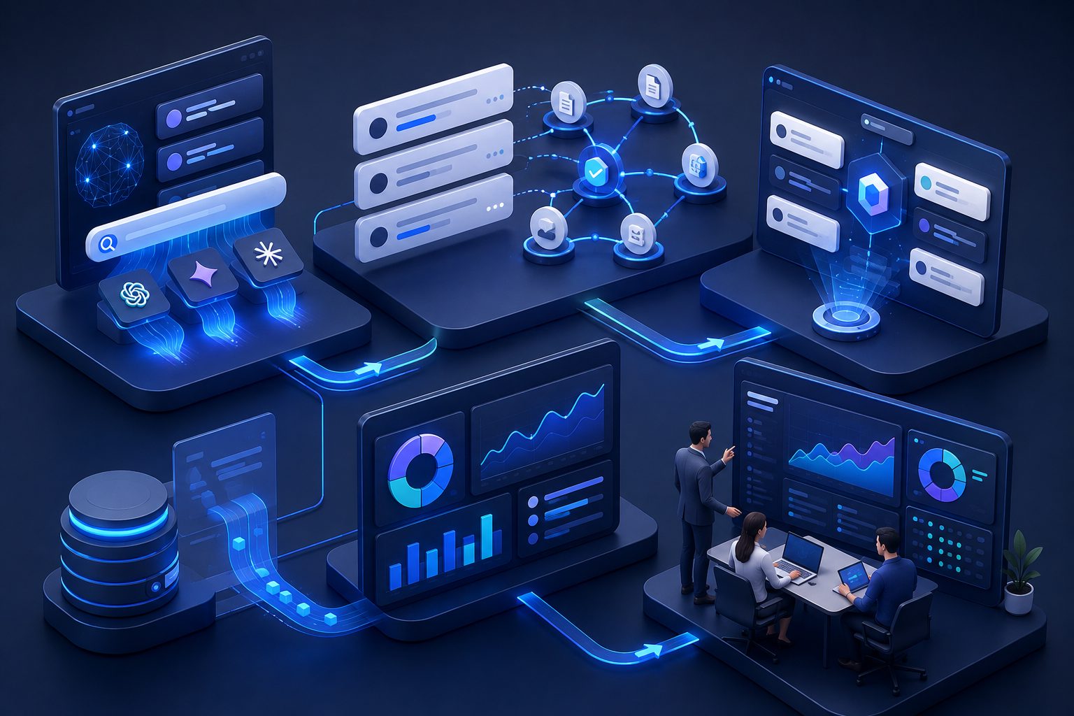 AI search optimization platforms dashboard showing brand mentions, citation sources, and competitor visibility