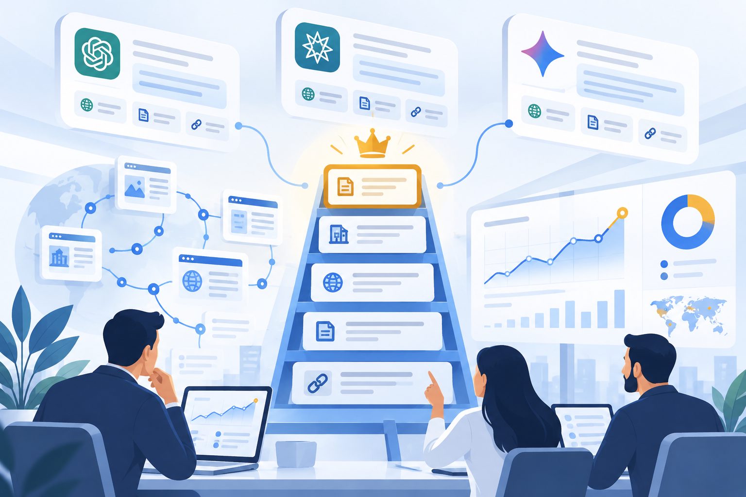 Citation reliability ladder for evaluating AI-generated source visibility