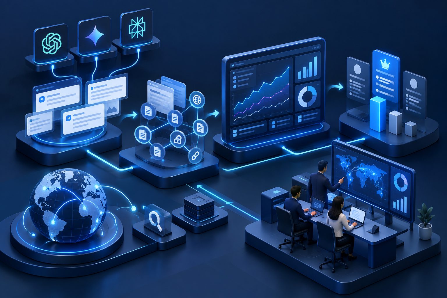 AEO platforms for brand ranking dashboard comparing AI visibility, citations, and competitors