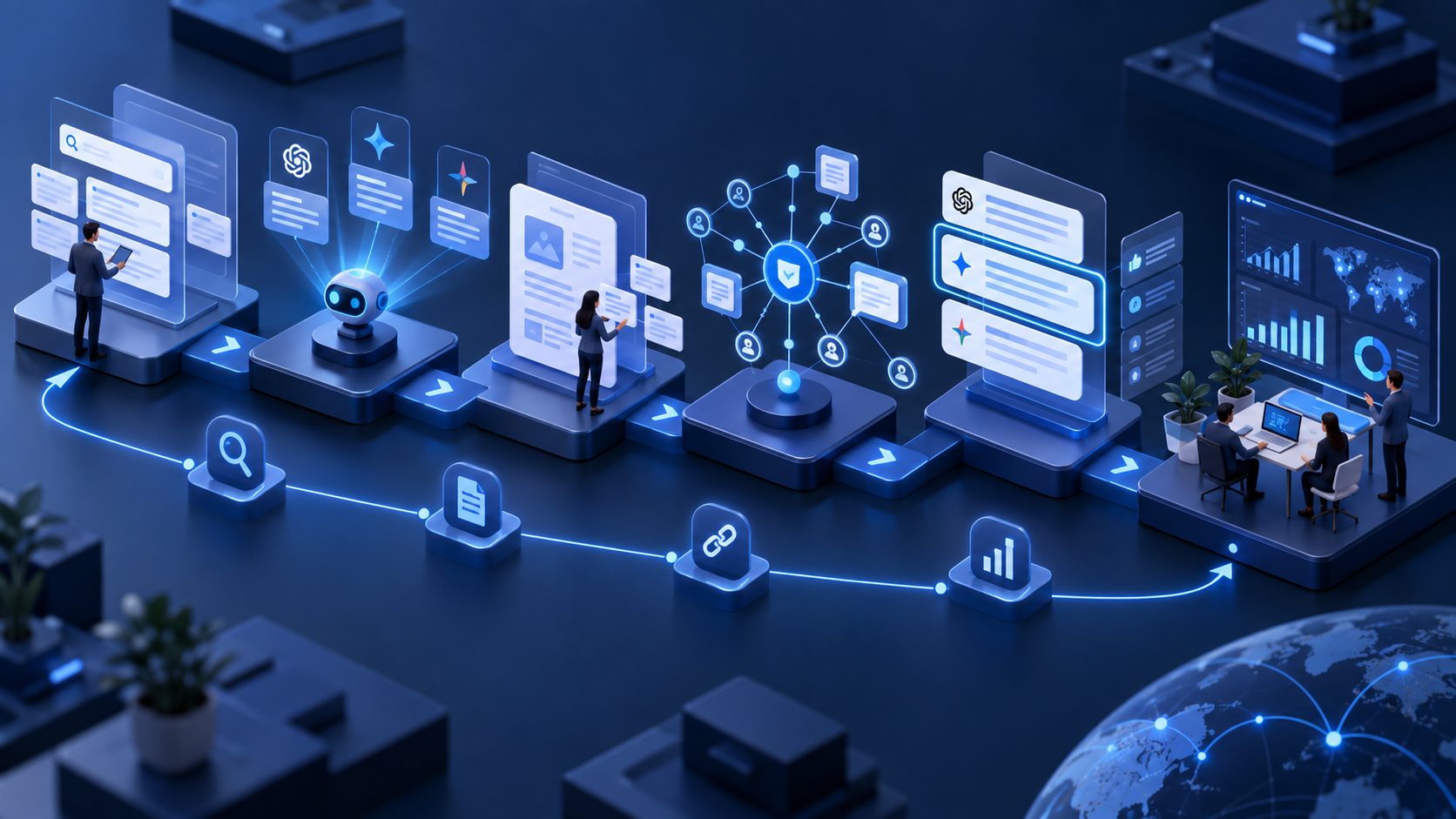 Brand description optimization workflow from audit to evidence mapping