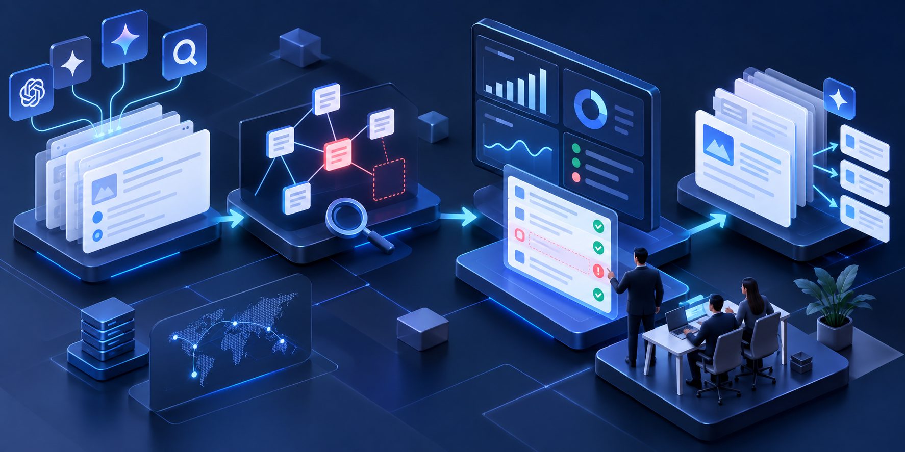 Auditing citation gaps using an AI visibility platform for content recommendations