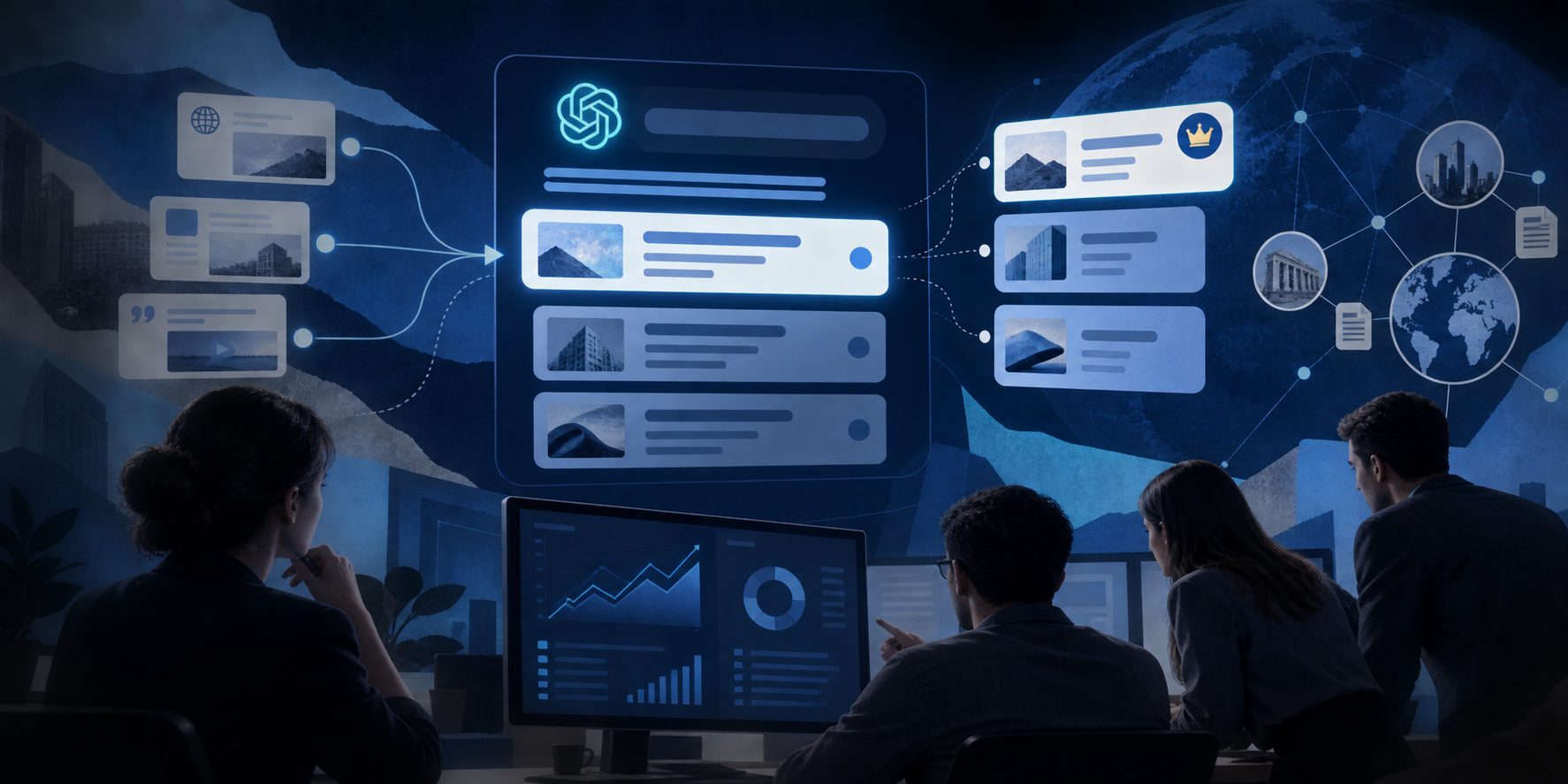how competitors get recommended by ChatGPT visibility map