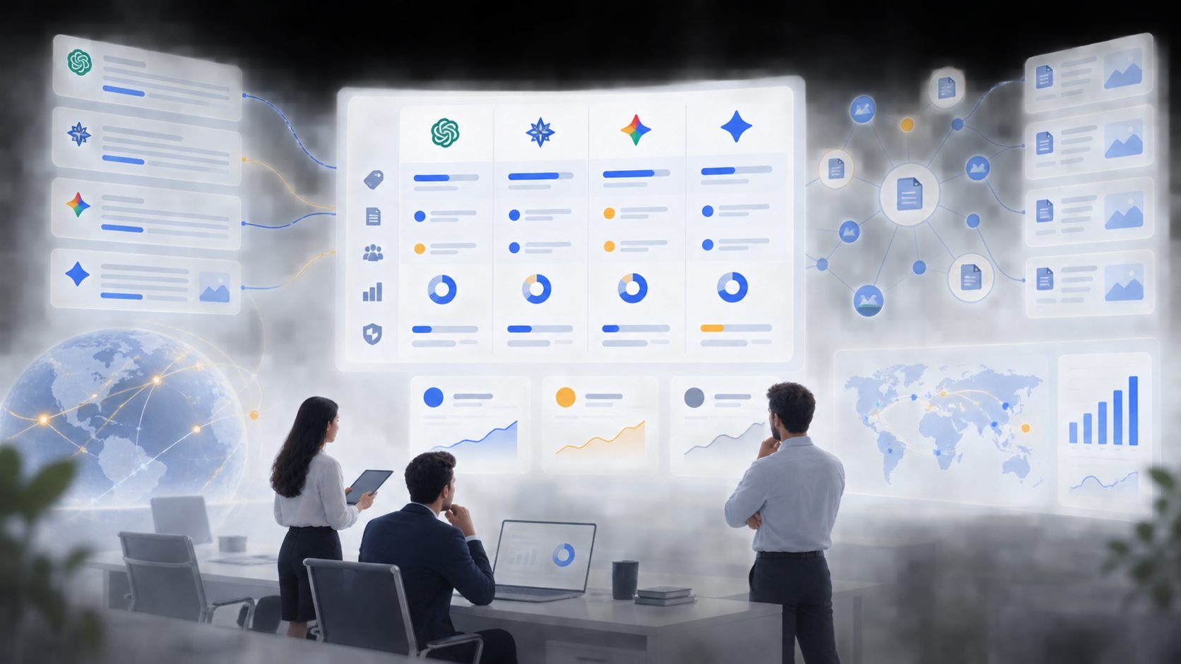 Enterprise AI ranking software procurement scorecard comparing engines, evidence, and competitors