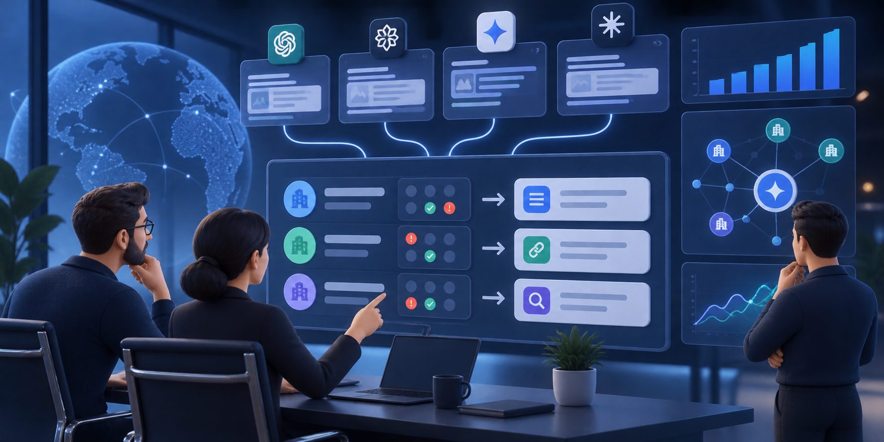 GEO action plan mapping competitor gaps to content, citations, and monitoring tasks