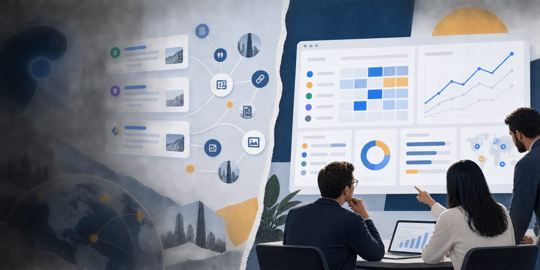 AI search prompt coverage gap finder dashboard with prompt-level visibility, citations, and competitor comparison