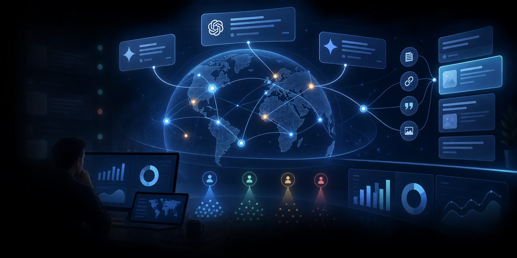 SaaS prompt coverage map showing visibility gaps by buyer intent