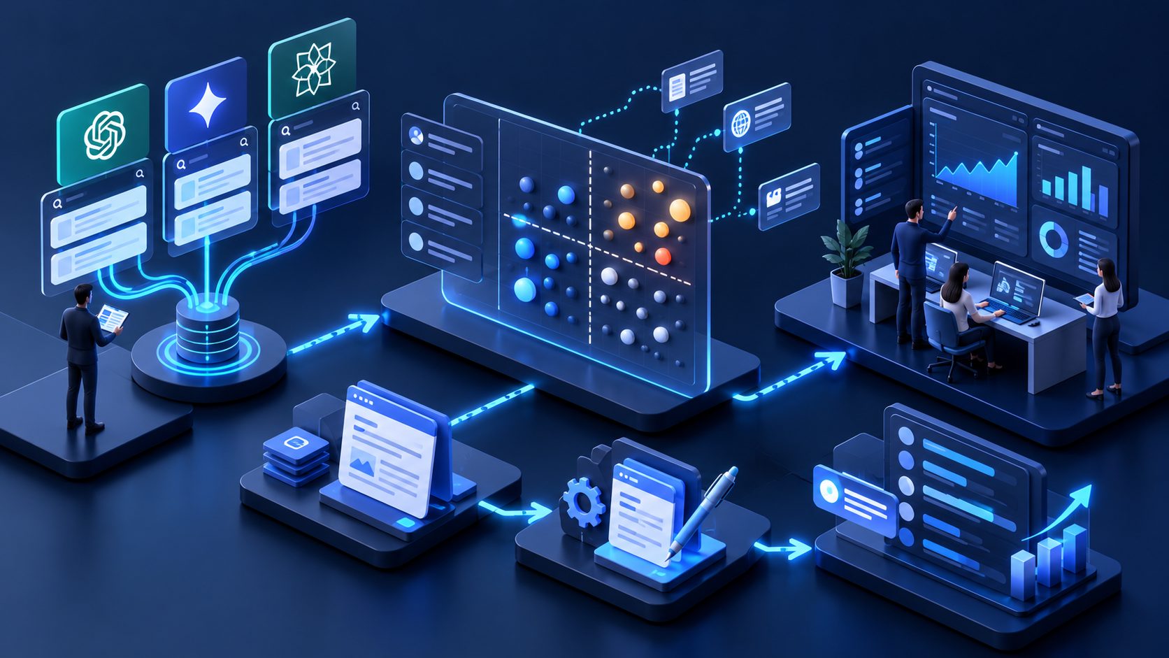 Perplexity mention and citation gap matrix for content prioritization