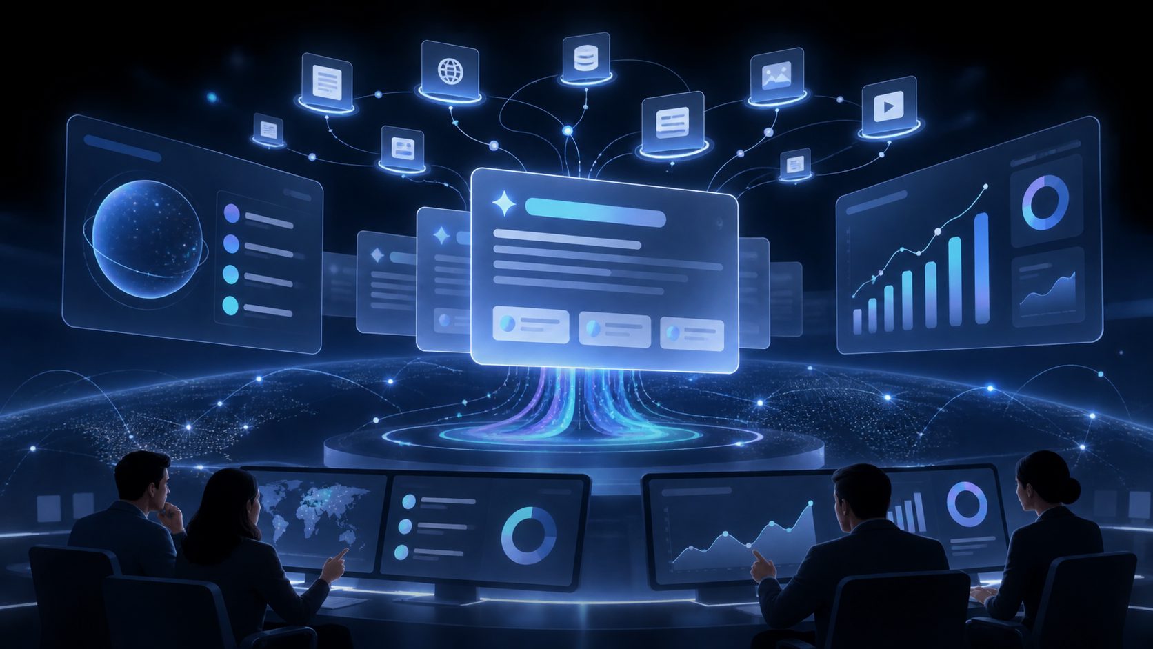 Generative engine optimization KPIs organized by presence, endorsement, evidence, and business outcomes