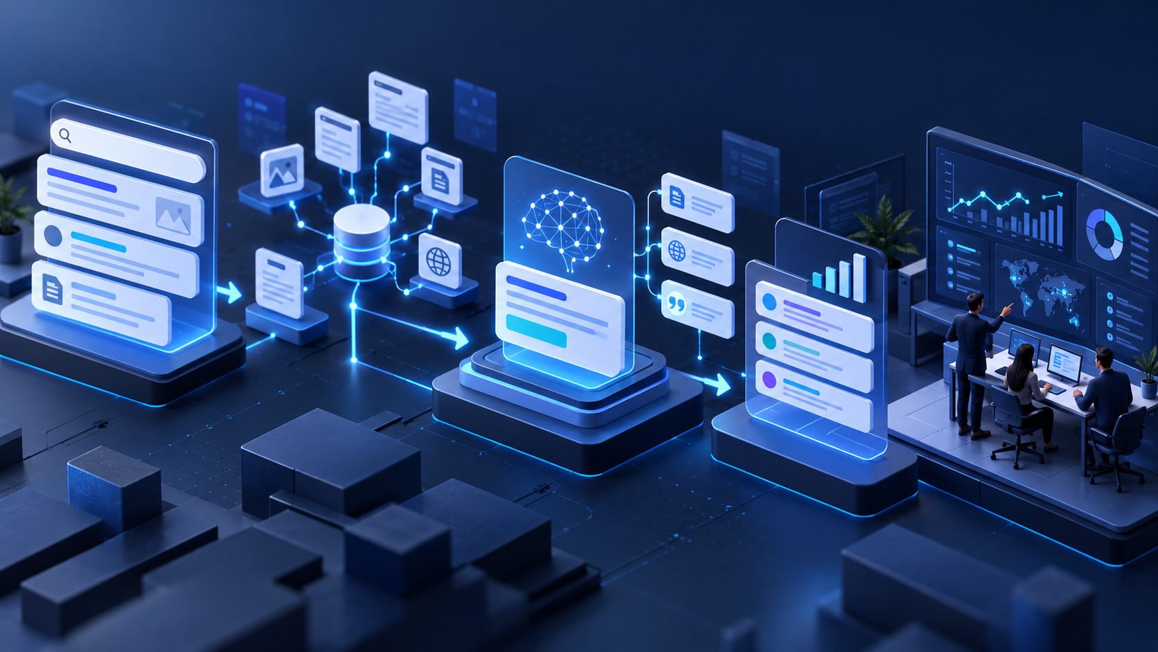 LLM Competitive Evidence Extraction: A Source-Chain Workflow