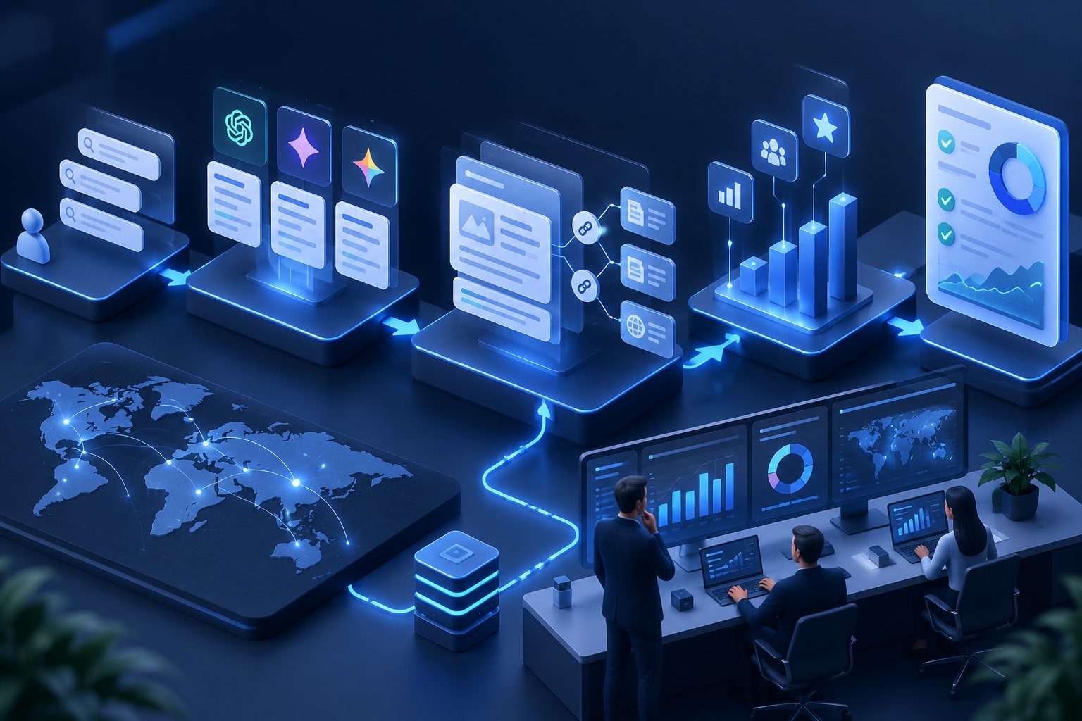 B2B AI brand footprint audit across buyer prompts and AI engines