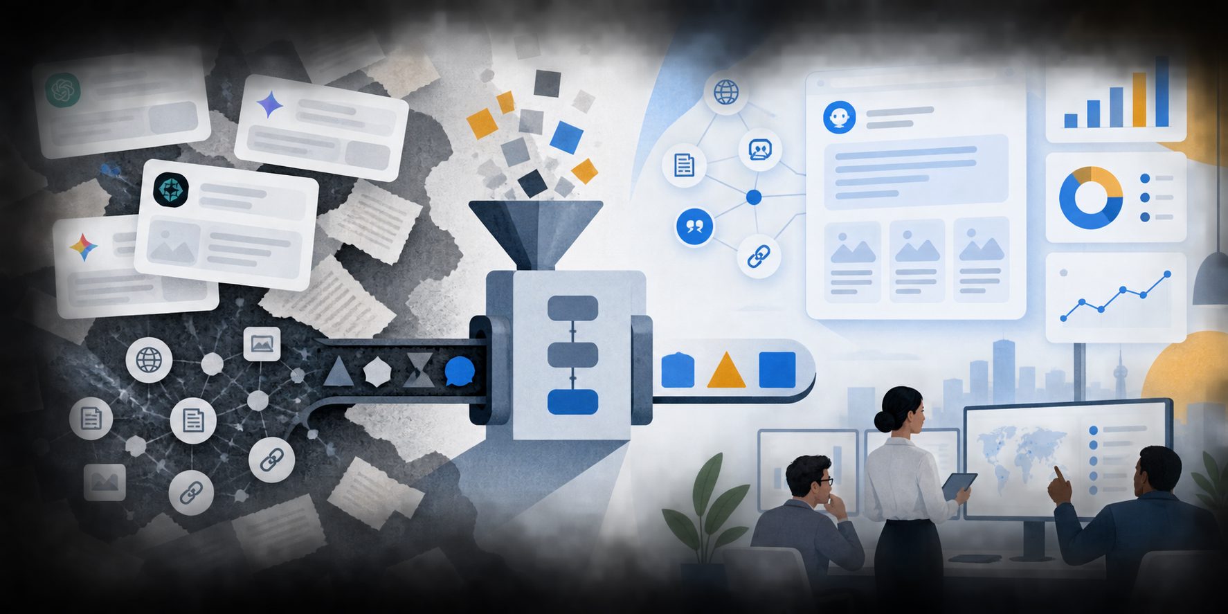 LLM share of model data cleansing best practices pipeline from raw responses to trusted metrics