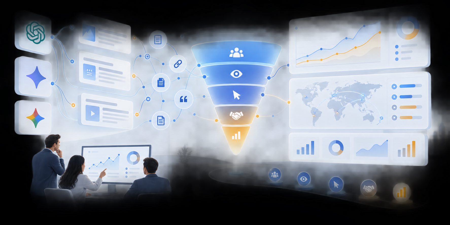 Full-funnel scorecard for measuring AI search impact for B2B marketers