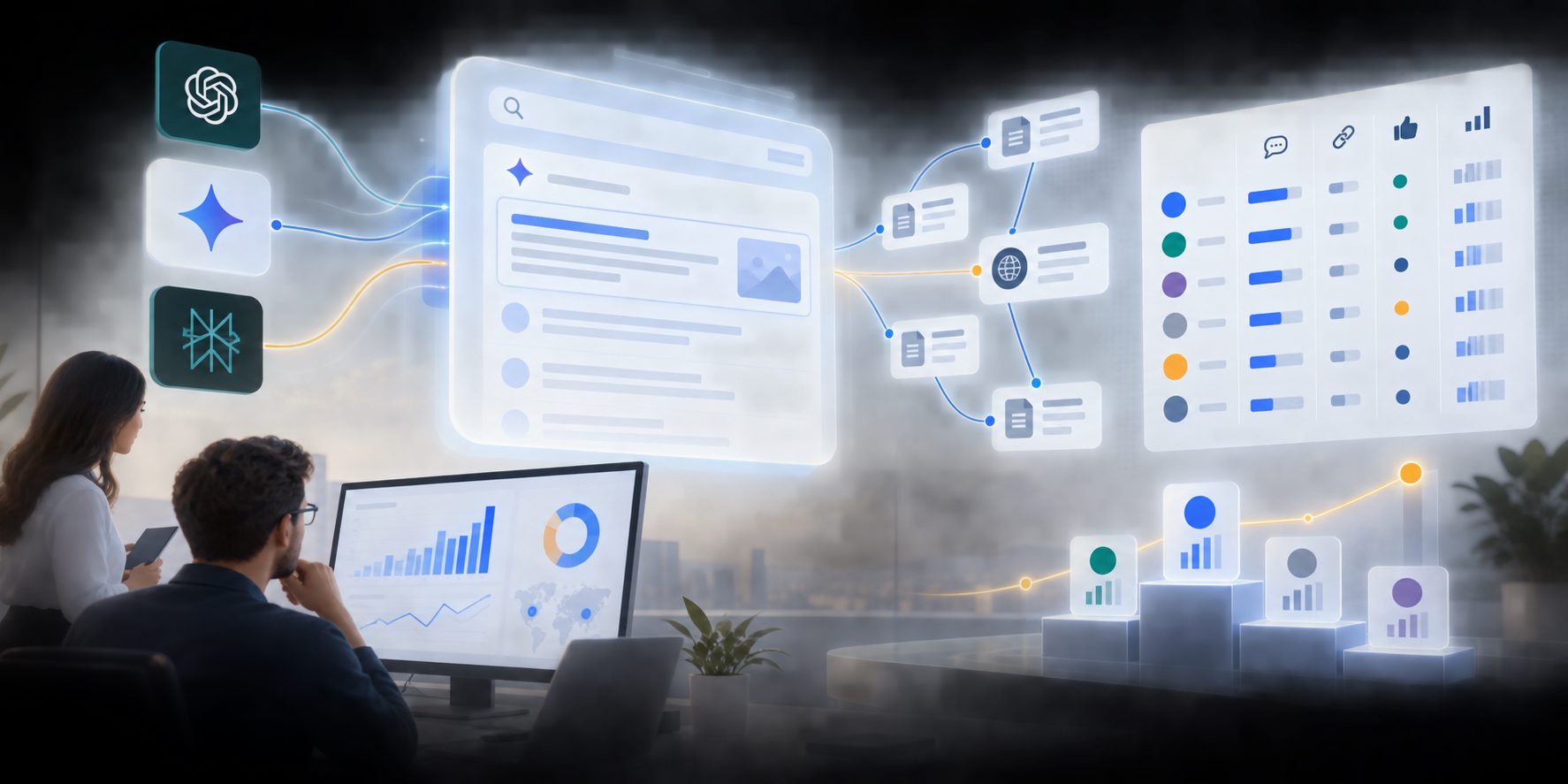 Perplexity competitor visibility benchmarking scorecard with mentions, recommendations, citations, and positions