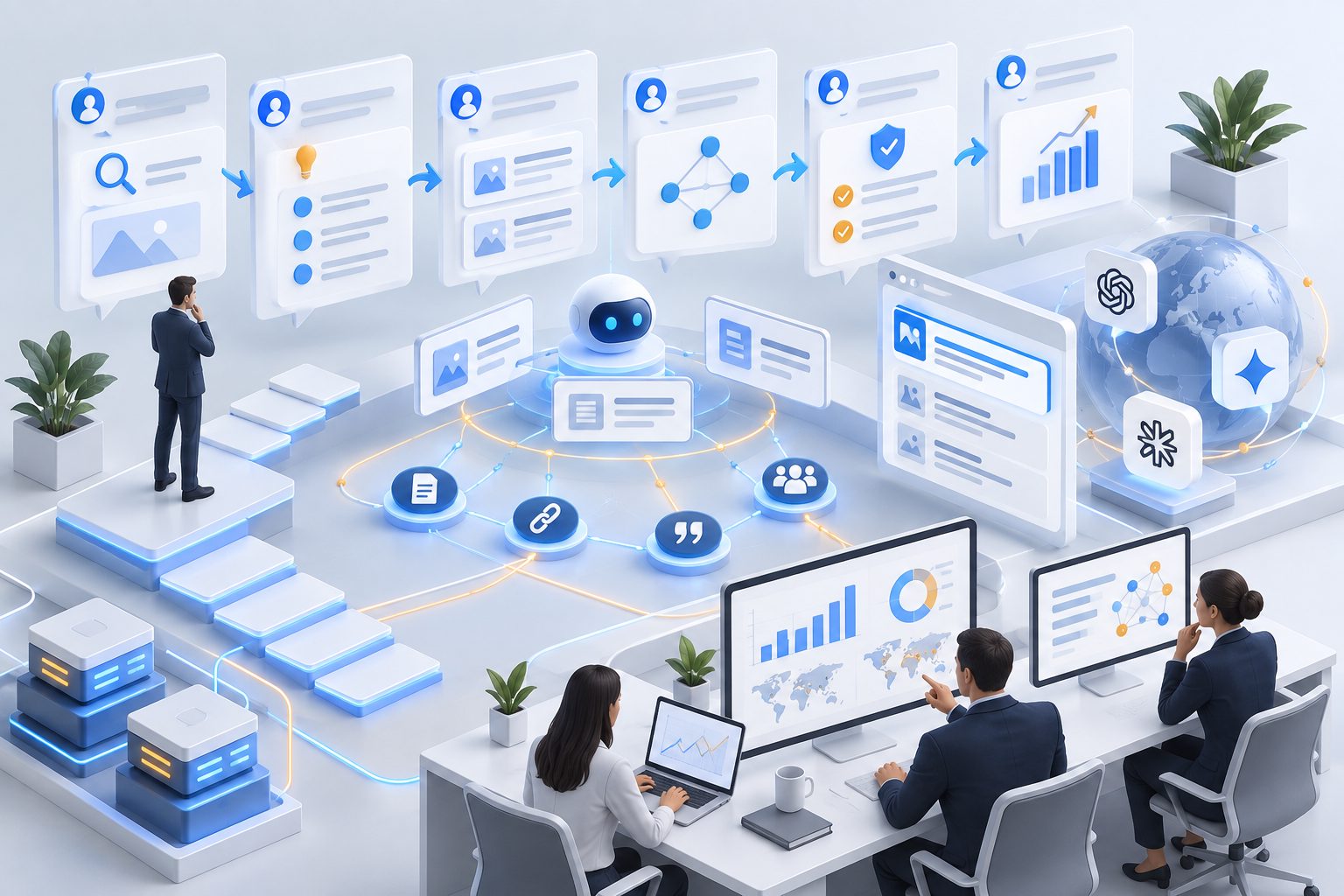 Six-turn SaaS conversation map from problem discovery to evidence validation