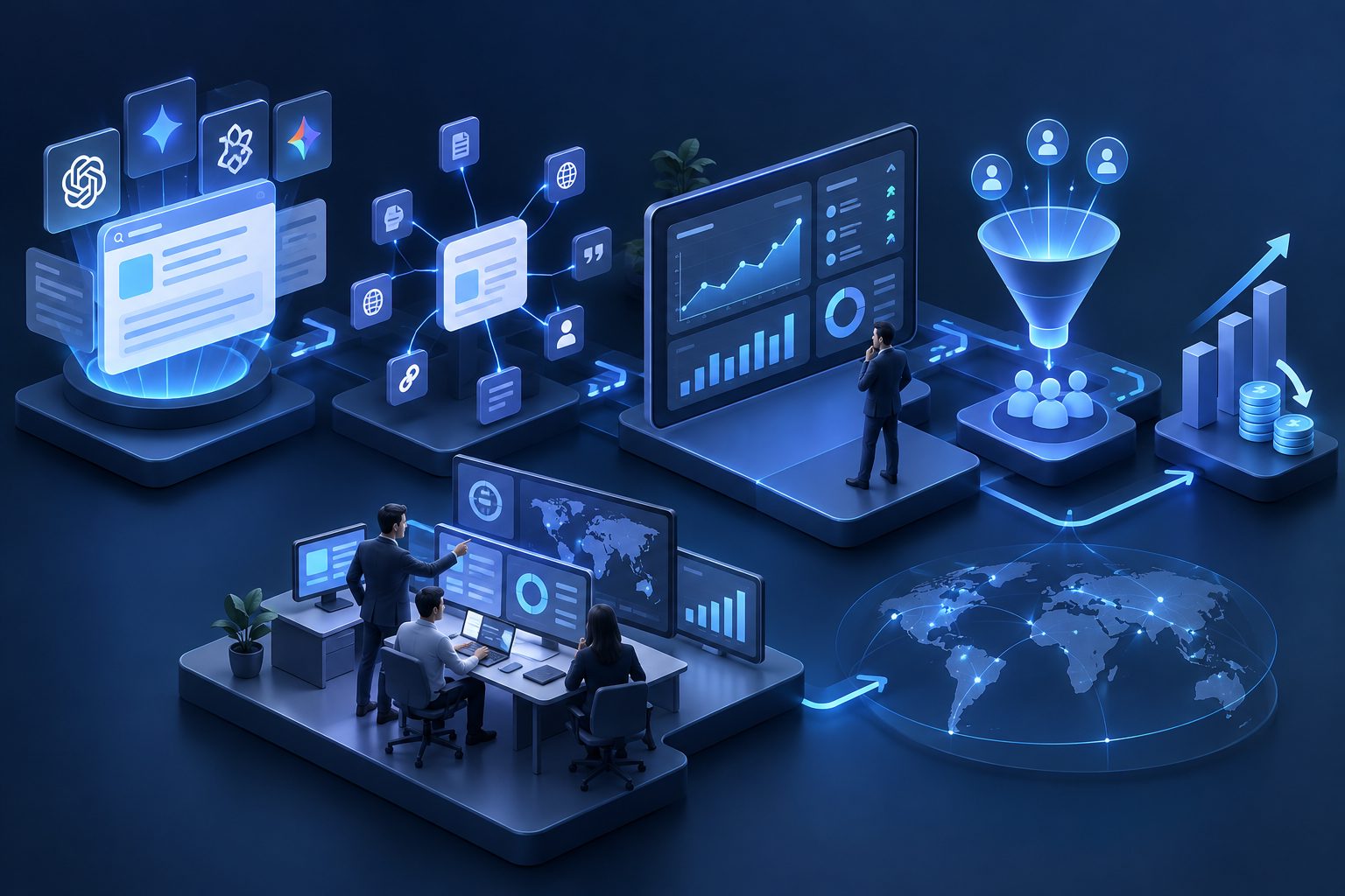 How to lower CAC with answer engine optimization through AI search visibility