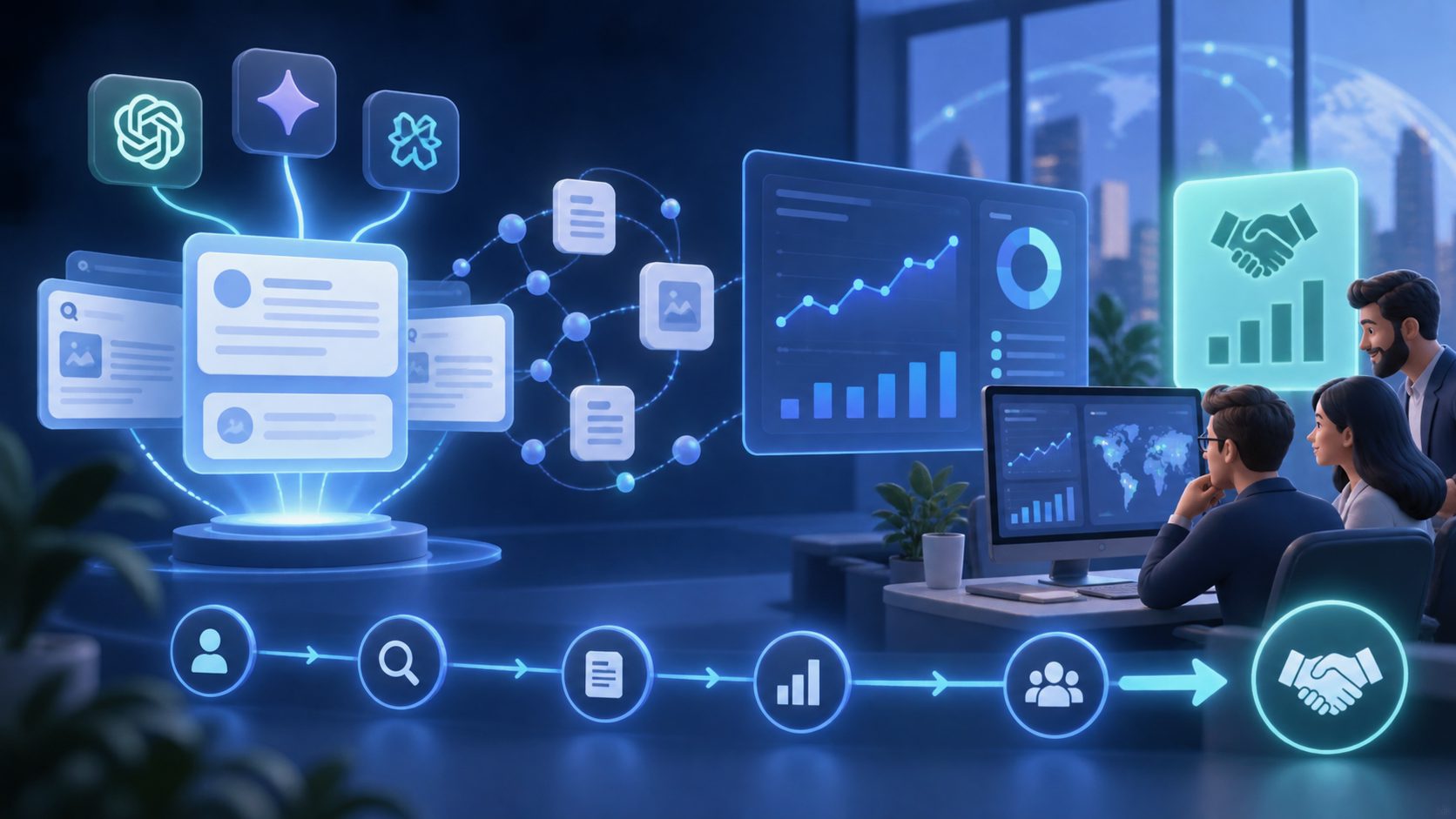 AI search attribution window for B2B mapped from AI discovery to closed revenue