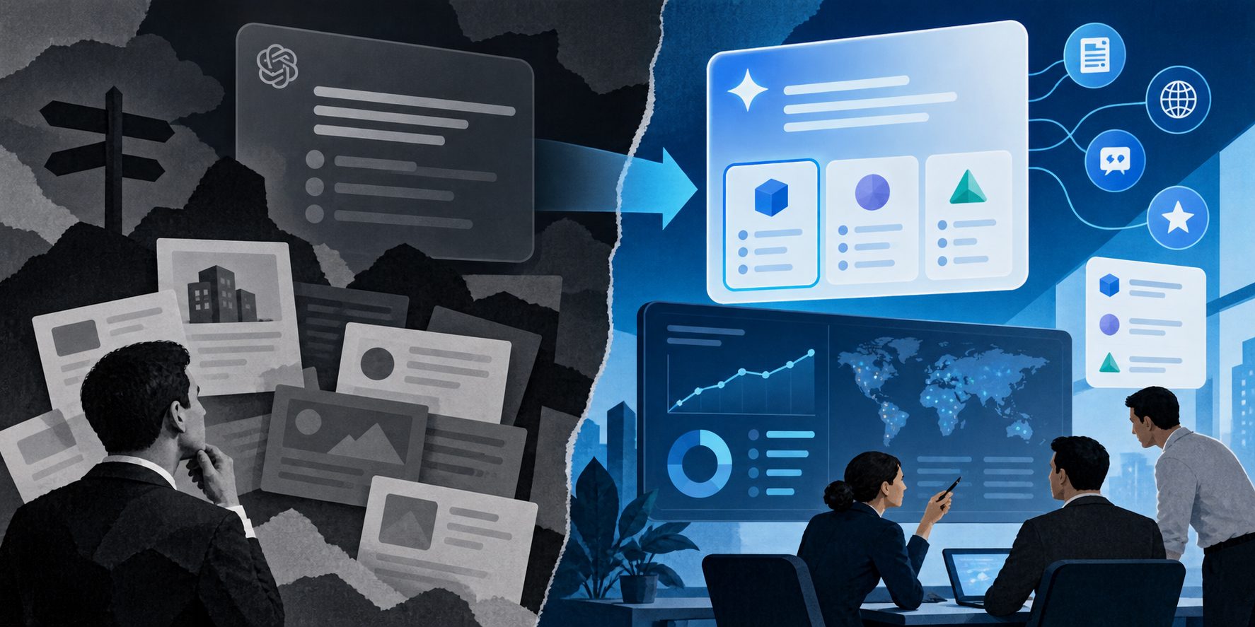 Framework explaining how to win B2B software comparisons in AI answers