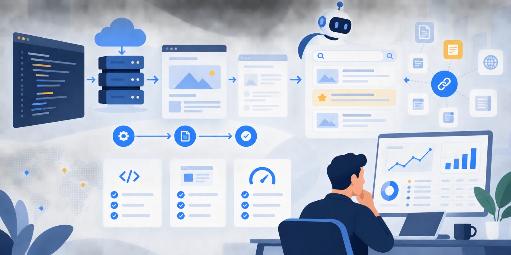 SaaS technical GEO checklist for server-rendered content