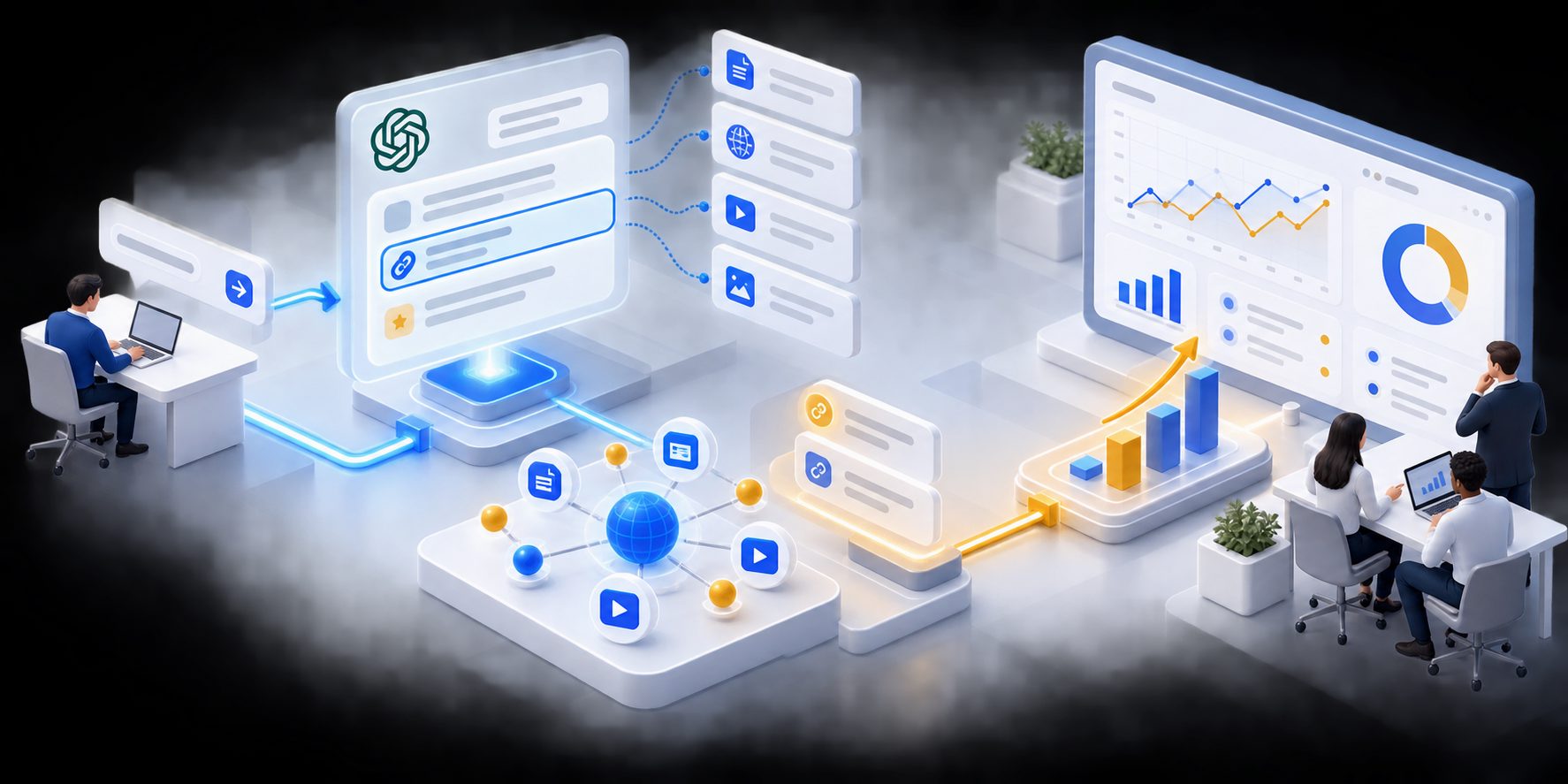 ChatGPT citation tracking dashboard for buyer prompts