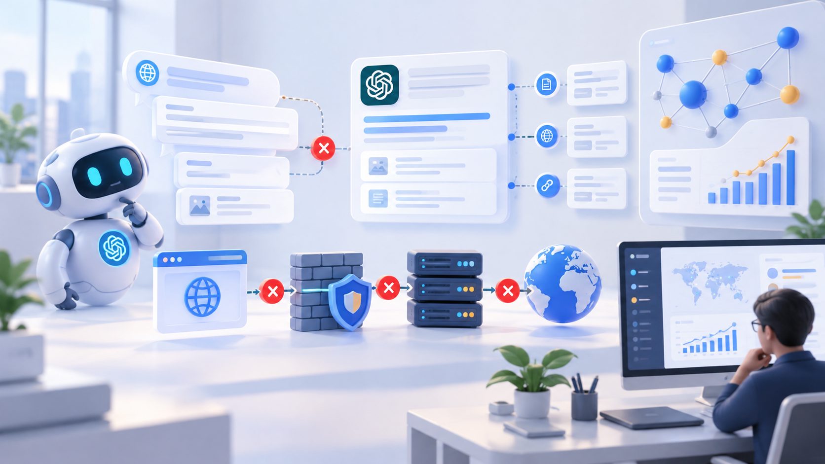 troubleshoot ChatGPT web browsing fetch errors across browser, WAF, and origin layers