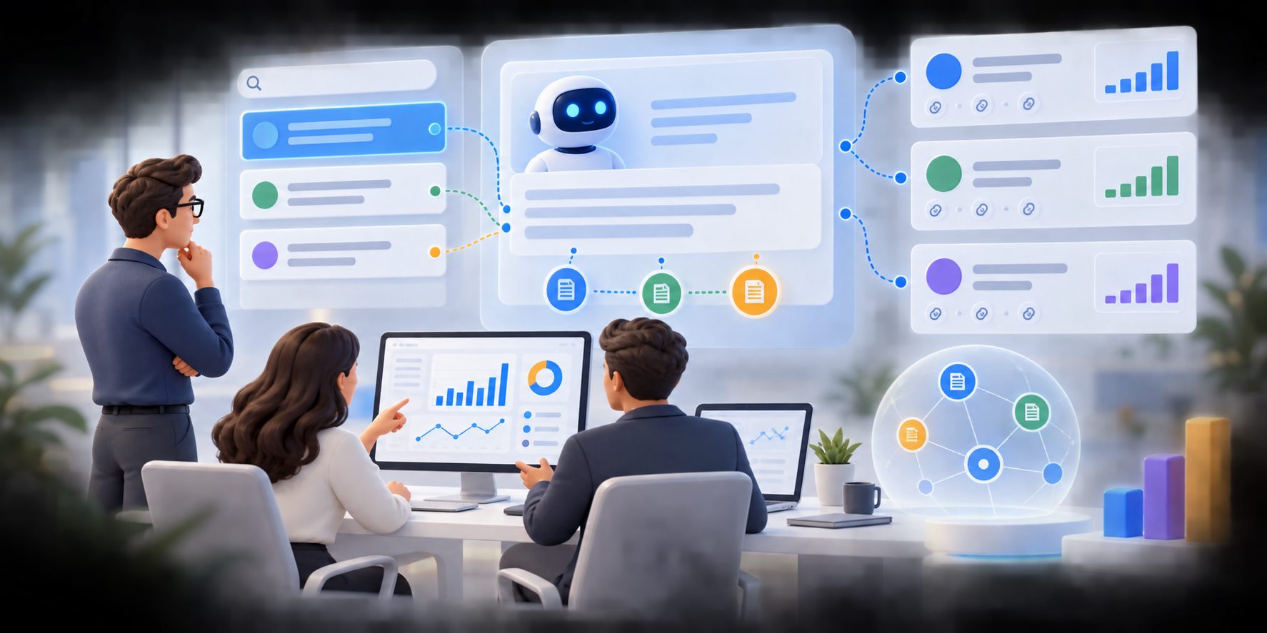 AI search visibility dashboard comparing mentions, citations, and competitor results