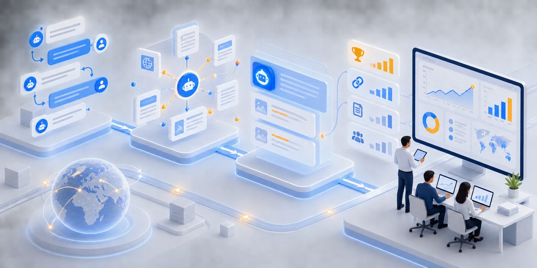 Multi-turn AI search measurement dashboard for SaaS brands