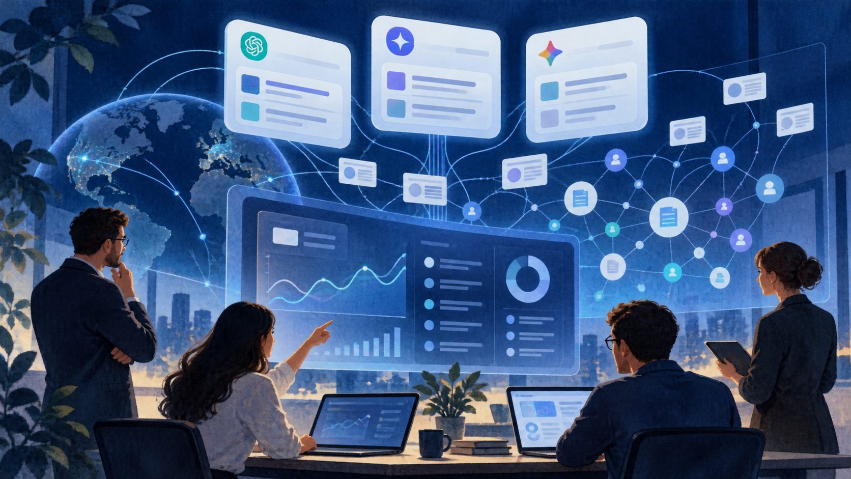 monitor startup reputation in LLM due diligence across AI search engines
