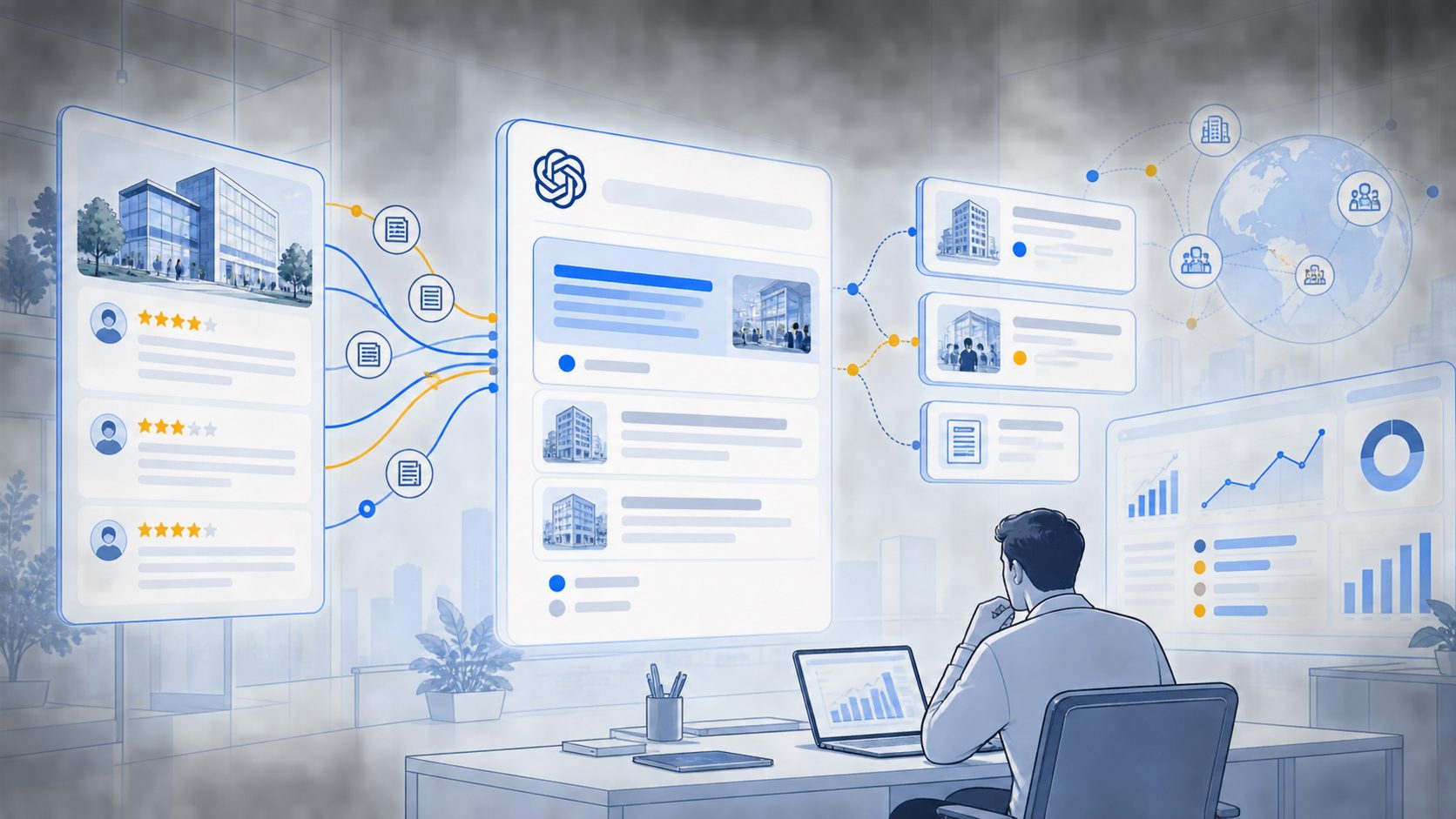 Glassdoor reviews impact on ChatGPT search and AI company research