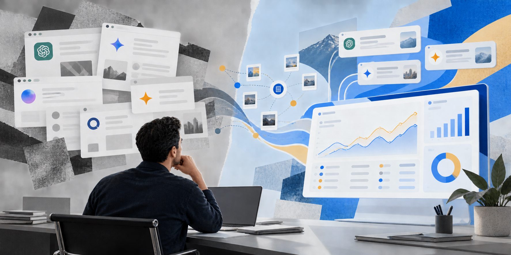 SaaS buyer evaluating AI search visibility monitoring tools